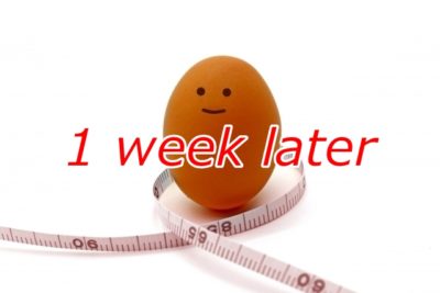 ダイエット1週間後