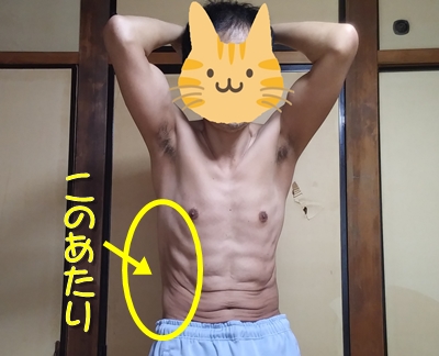 シックスパックになる