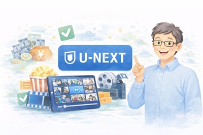 U-NEXTがオススメの理由！50代が選ぶサブスク