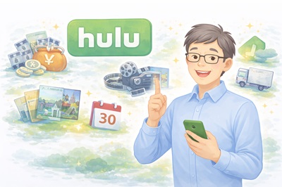 Huluは50代におすすめ？メリット・デメリットは？