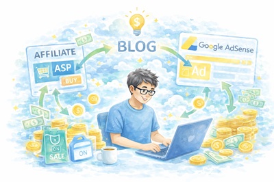ブログで稼ぐ仕組みアフィリエイトとGoogleアドセンス