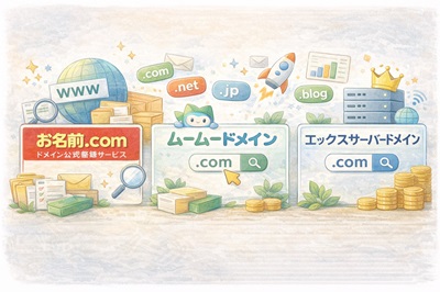 初心者におすすめのドメイン取得サービス
