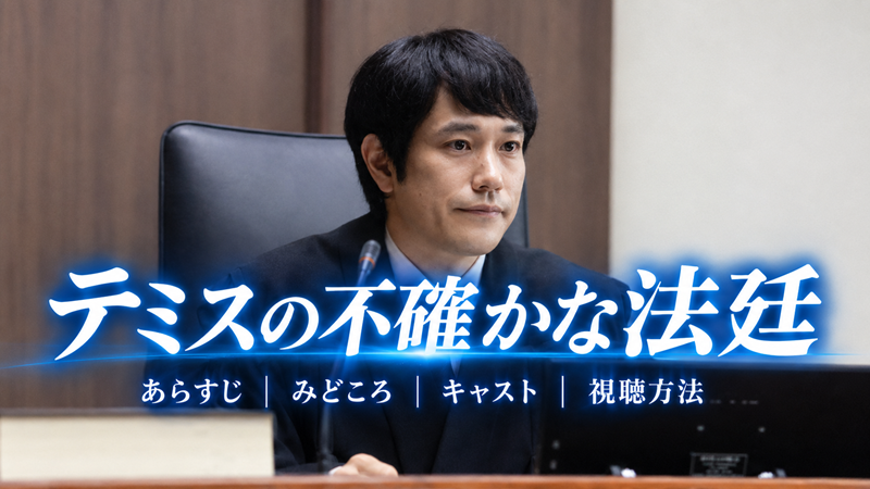テミスの不確かな法廷あらすじキャスト見どころ視聴方法